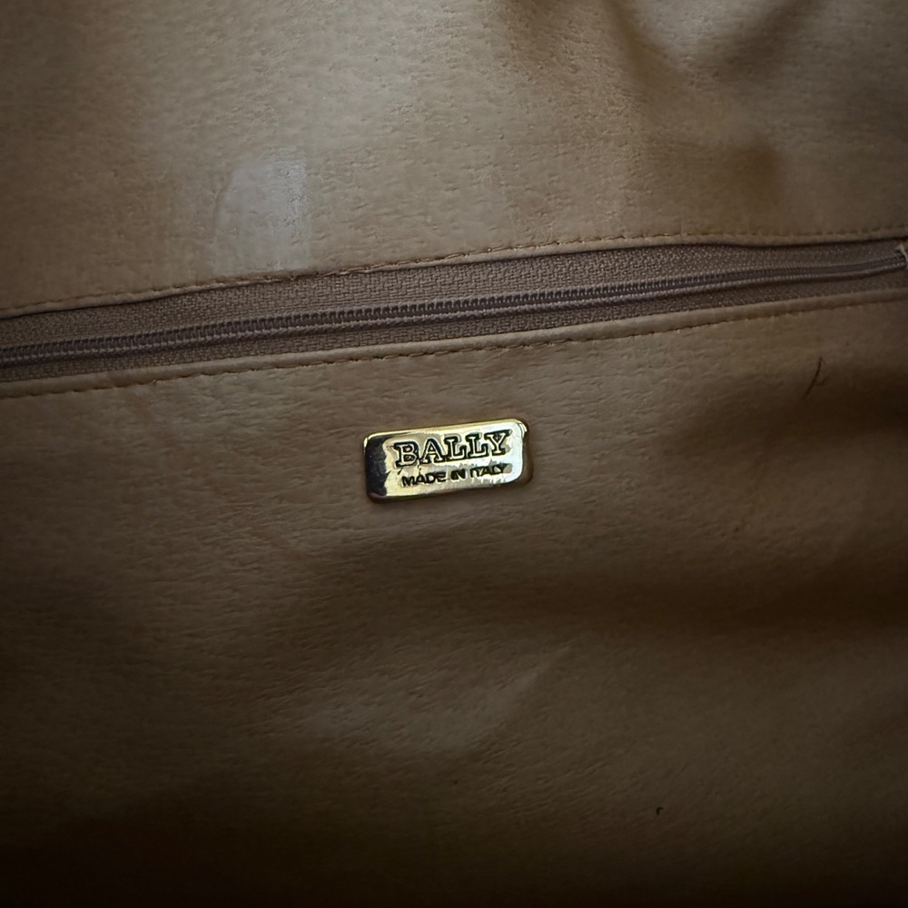 BALLY Vintage Leather Travel Duffle Bag - Picture 7 of 8
